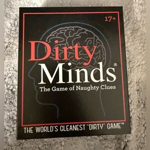 Dirty Minds Naughty Clues Game - Black and Red